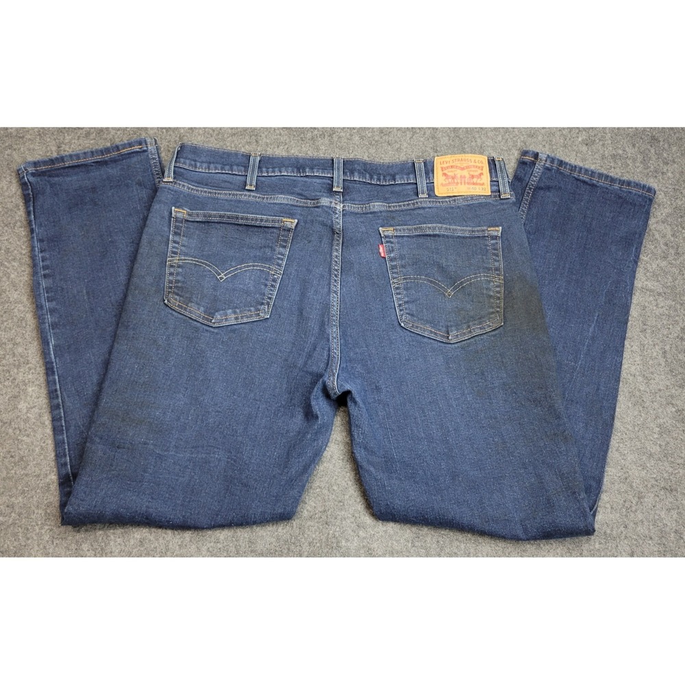 Levis 511 Jeans Mens 40x32 Blue Denim Red Tab Y2k‎ Streetwear Americana~READ